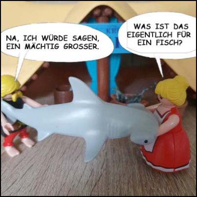 ...und der sehr grosse Fisch